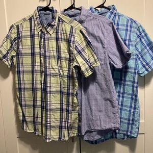 Lot of 3 Izod Saltwater casual button downs